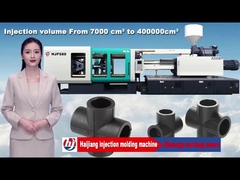 Máy đúc phun khối lượng thấp 530 tấn / Máy đúc khuôn nhựa để lắp ống PVC